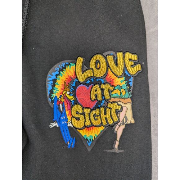 Genuine Authentic Garments Joggers size Small Men’s Love At First Sight Black - Picture 2 of 10